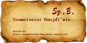 Szemelveisz Benjámin névjegykártya